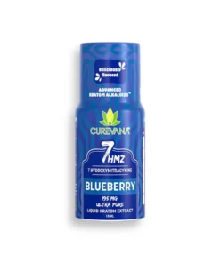 Curevana 7hmz Kratom Extract 7-hydroxymitragynine Liquid Shot Blueberry 15ml